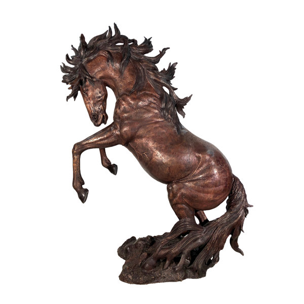 Metropolitan Galleries Life Size Rearing Horse Statue Perigold